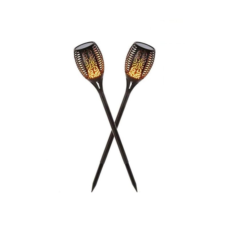 Lampe Torche Solaire Led Effet Flamme Scintillante 2